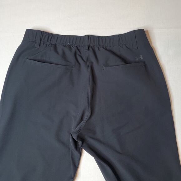 Under Armour Size 36X30 Drive Golf Pants Straight Leg Black 1377300 - Picture 6 of 9